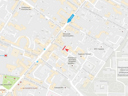 Призматрон, Призма A у Харкові, 3x2  Мистецтв (Червонопрапорна) вул., 3 - 666841 схема