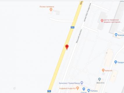 Призма A в Киеве просп. Литовський (Мінський)., 6, з центру - 214676 схема