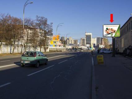 Білборд, Бігборд (Борд)   у Києві, 2.3x3.14  Брожка вул. (колиш. Кіровоградська вул.), 100м. до вул. Ізюмська, в сторону вул. Грінченка Фото 1