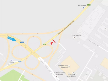 Билборд A в Харькове, 3x6  Клочківська вул., 339 - Лозовеньківський пр. (6) схема