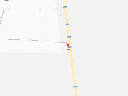 Билборд  в Сквире, 3x6  виїзд із міста у бік Володарки схема