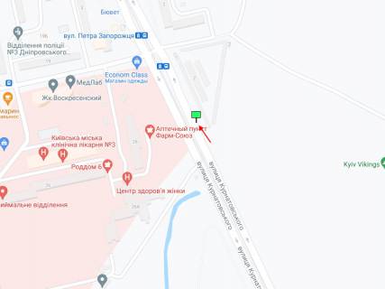 Призматрон, Призма A у Києві Остафія Дашкевича вул. (Курнатовського)., 2 - 395572 схема
