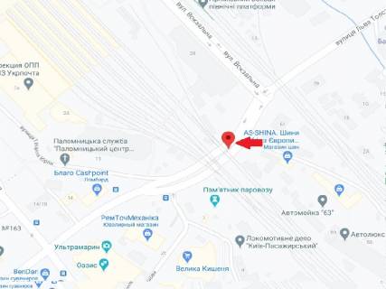 Billboard A in Kyiv Lipkivs'kogo st. - Tolstogo st., Z centru, pravij. Vartist' montazu i demontazu NE VHODIT'̱ v vartist' orendi i oplacuet'sa dodatkovo. Podrobici u menedzeriv. scheme