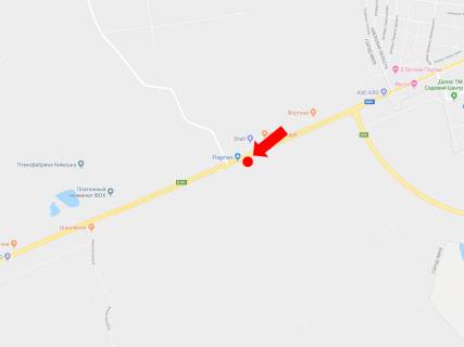 Билборд  в Киеве, 3x6  Броварський пр., біля магазину "Flagman", в центр схема