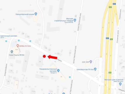 Билборд B в Киеве, 3x6  Науки пр., 98 / Науки пр., 102 в сторону Деміївської пл схема