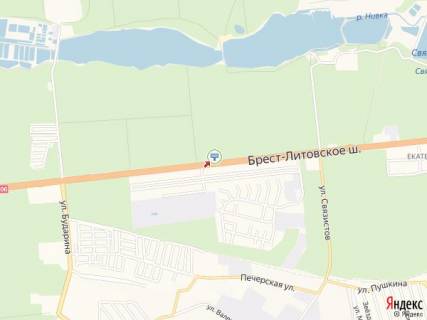 Билборд B в Киеве шосе Берестейське (шосе Брест-Литовське), біля зупинки "Центр радіочастот", в сторону Києва схема