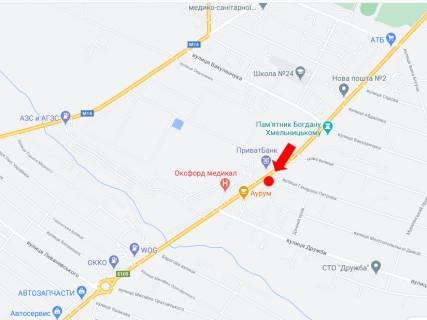 Билборд  в Мелитополе, 3x6  Хмельницького пр., 89 схема