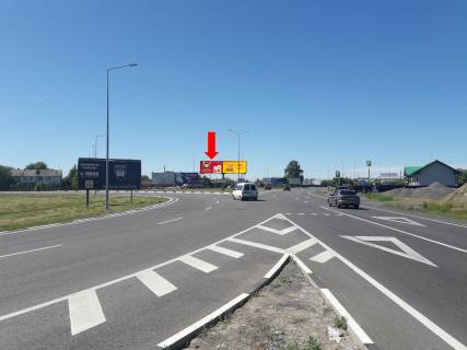 Билборд  в Ужгороде, 3x6  В''їзд в м. Ужгород, з боку Мукачево, роздільник, ліва фото 1