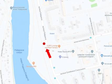Билборд B в Киеве, 3x6  Райдужна вул., 21 - вул. Микитенко, до вул. Кибальчича схема
