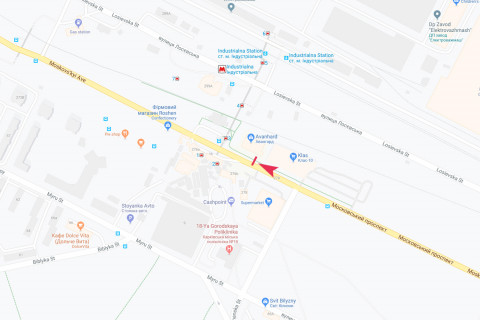 Призма A в Харькове, 3x6  просп. Героїв Харкова (Московський)., 274 В, ст.м."Індустріальна", в центр - 666306 схема