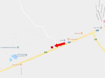 Білборд, Бігборд (Борд)  A у Києві, 3x6  Броварський пр., Біля магазину "Flagman", в центр схема