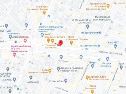 Ситискролл B в Николаеве Центральний просп. (Леніна просп.)., 70 - Олексія Вадатурського вул. (Фалєєвська) ., перший схема