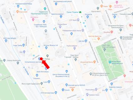 Скроллер  в Киеве, 2.3x3.14  Малевича вул., 86 - вул. Байкова, на світлофорі, в сторону вул. Федорова - 446197 схема