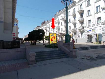 Ситилайт  в Сумах, 1.8x1.2  Соборна вул., біля магазину "Vodafone" фото 1