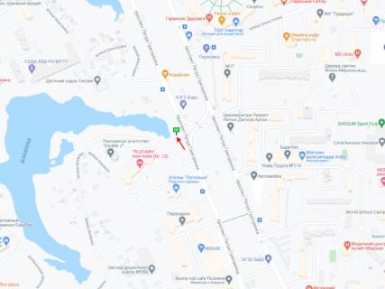 Билборд B в Киеве Григоренка пр-т, 12 схема