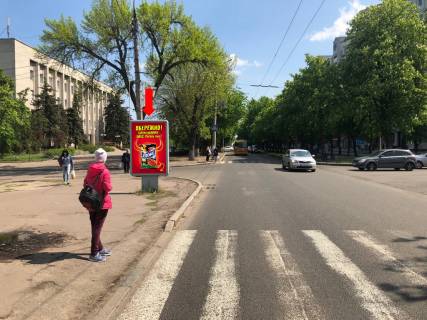 Ситилайт B в Черкассах, 1.8x1.2  Шевченка бул. / Кривалівска вул. (кол. Паризької Комуни вул.), біля супермаркету "АТБ" фото 1