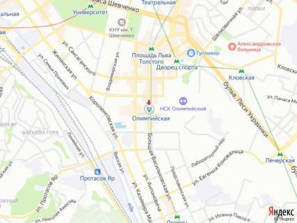 Скролер, Скрол B у Києві В. Васильківська вул. (Колиш. Червоноармійська вул.), 72, біля ст. м. "Олімпійська", ТЦ "OLIMPIYSKY" - 294523 схема