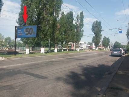 Билборд A в Харькове Дудинської (Наріманова) вул. - просп. Любові Малої (Постишева), в сторону Ново-Боварського пр. фото 1
