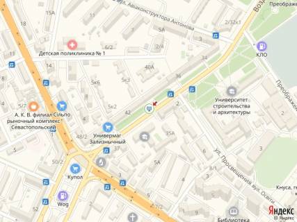 Скроллер  в Киеве просп. Повітряних Сил (Повітрофлотський)., 42 - Левка Мацієвича вул. (Соціалістична), в сторону Севастопольської пл. - 385710 схема