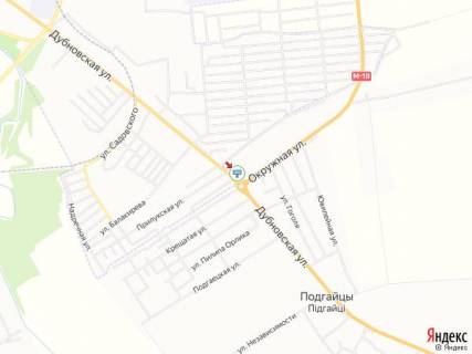 Билборд B в Луцке, 3х6  Дубнівська_кільце_з центру схема