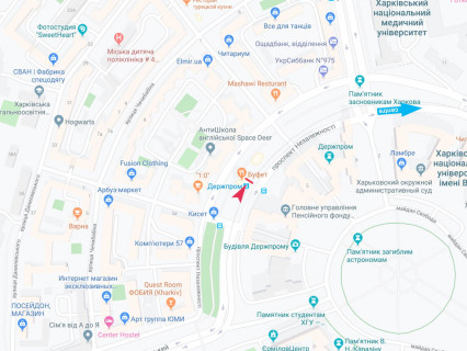 Ситилайт B в Харькове, 1.8x1.2  просп. Незалежності (просп. Правди)., 5а, зупинка "Держпром", в центр схема
