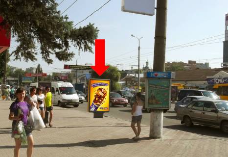 Ситилайт  в Сумах, 1.8x1.2  1-а Набережна вул. р. Стрілки, біля магазину "Алло", в бік Засумської вул. фото 1