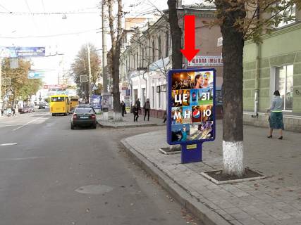 Ситилайт A в Сумах, 1.8x1.2  Петропавлівська вул., 53, біля Ощадбанку фото 1