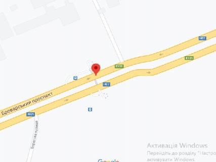 Білборд, Бігборд (Борд)  A у Києві Броварський пр., 44, рух в напрямку м.Києва. Монтаж + демонтаж оплачується окремо, вартість робіт дорівнює вартості дод. зміни сюжету схема