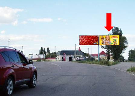Билборд A в Кременчуге, 3x6  Залізнична вул., район автомийки, права фото 1