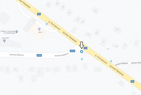 Билборд A в Днепр (Днепропетровск), 6х3  вул. Широка - вул. Передова, на зупинці схема