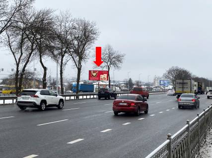 Білборд, Бігборд (Борд)  A у Києві, 3x6  Кільцева дорога, виїзд з вул. Садова, роздільник, до пл. Одеської Фото 1
