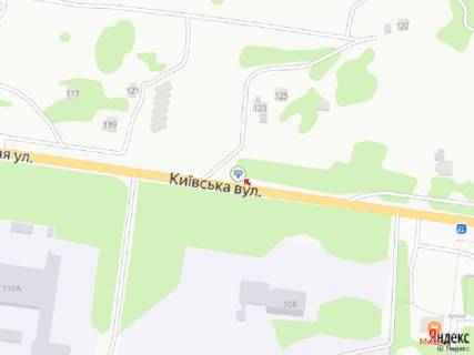 Билборд A в Ровно Київська вул., 109, в'їзд в м. Рівне зі сторони м. Київ схема