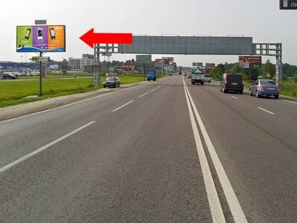 Билборд B на трассах Львовской области, 3x6  Кільцева дорога, с. Зимна Вода, біля супермаркетів "Епіцентр", "METRO", в центр фото 1