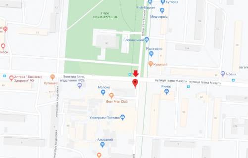 Prismatron, Prism A in Poltava, 3х6  Mazepi st. (Kalinina) - 23 Veresna, st. - 281120 scheme