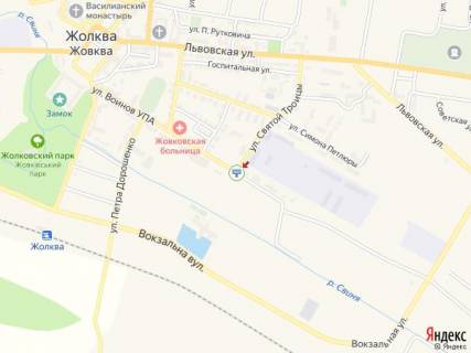 Білборд, Бігборд (Борд)  A у Жовкві Воїнів УПА вул., 24 схема