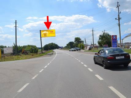 Билборд B в Циркунах, 3x6  с. Циркуни, Соборна вул., біля АЗС, (1), у бік м. Харків фото 1