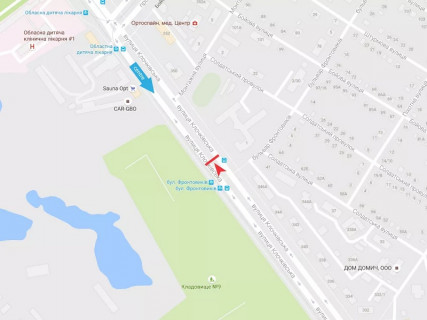 Призма B в Харькове, 3x6  Клочківська вул. - Фронтовиків бул., з центру - 667381 схема