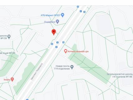 Видеоборд A в Харькове Победы пр., 73В, аптека "Мед Сервис", №Х006, прайс за ролик 10 сек 1 виход/5 минут, с 8:00-22:00. Расчет для других параметров трансляции уточняйте у менеджера. - 301573 схема