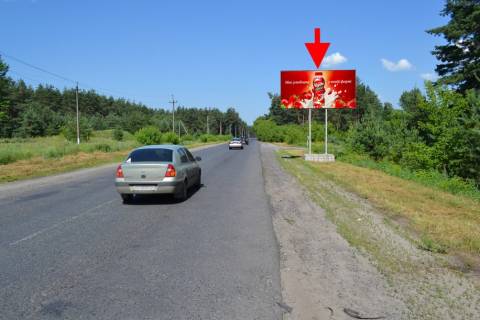 Билборд A в Васищеве, 3x6  с. Васищеве, Промислова вул., в'їзд в місто фото 1