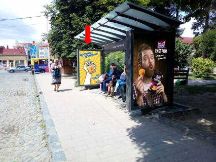 Ситилайт  в Ужгороде, 1.8x1.2  Фединця вул., в бік Корятовича пл., зупинка фото 1