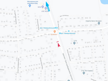 Ситилайт B в Харькове, 1.8x1.2  Тракторобудівників пр. - Могилівська, 23, зупинка "Немишлянська вул.", з центру схема