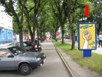 Ситилайт B в Тернополе, 1.8x1.2  Чорновола вул., 2, біля Укртелекому, в бік Привокзального майдану фото 1
