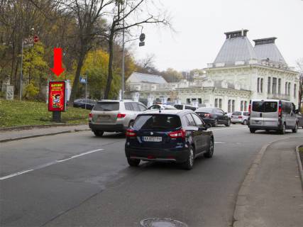 Сiтiлайт  у Києві, 1.8x1.2  Паркова дорога вул., 3/5, за КВЦ "Парковий", поворот на ресторан "Курені", в бік Грушевського вул., Європейської пл. Фото 1