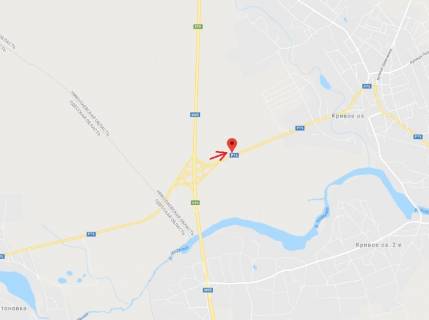 Билборд B в Кривом озере, 3x6  смт Криве Озеро, виїзд на Київську трасу схема