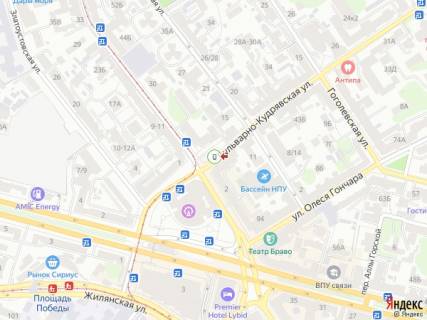 Ситискролл A в Киеве Бульварно-Кудрявська вул. (колиш. Вул. Воровського), 51, навпроти схема