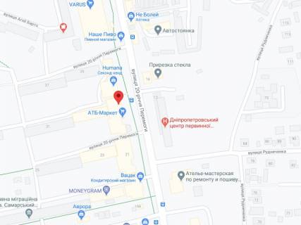 Видеоборд A у Дніпро (Дніпропетровськ) 20-річчя Перемоги вул., 29, аптека "Мед Сервіс", №Дп026, прайс за ролик 10 сек 1 вихід/5 хвилин, з 8:00-22:00. Розрахунок для інших параметрів трансляції уточнюйте у менеджера. - 301334 схема