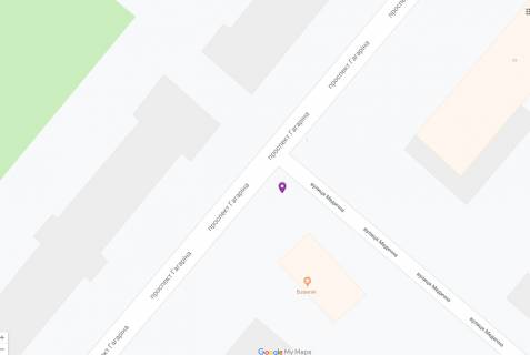 Бэклайт A в Днепр (Днепропетровск) Гагарина пр., 61 - Медицинская ул. схема