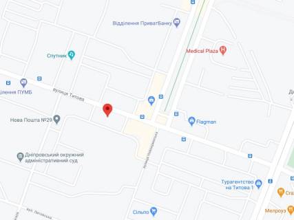 Видеоборд A в Днепр (Днепропетровск) Незалежності (Титова) вул., 17, аптека "Мед Сервіс", №Дп068, прайс за ролик 10 сек 1 вихід/5 хвилин, з 8:00-22:00. Розрахунок для інших параметрів трансляції уточнюйте у менеджера. - 301322 схема