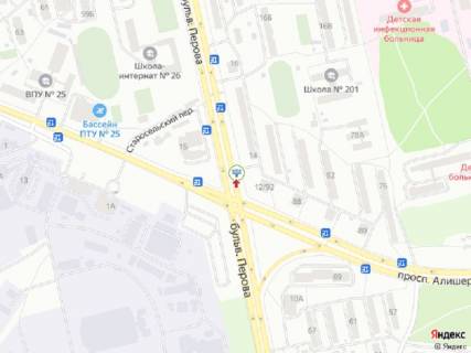 Видеоборд A у Києві Воскресенський (Перова б-р) проспект., 14 - Навої пр., в сторону Троєщини, прайс за трансляцію ролика 10 сек 1вихід/90 сек, з 0:00 до 23:59 - 380603 схема