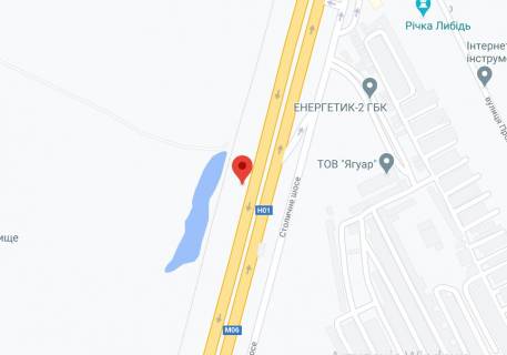 Billboard A in Kyiv Stolicnoe sosse, ENERGETIK-2 GSK, naprotiv, 1100 m ot st.m. "Vydubici", v storonu Konca-Zaspy scheme